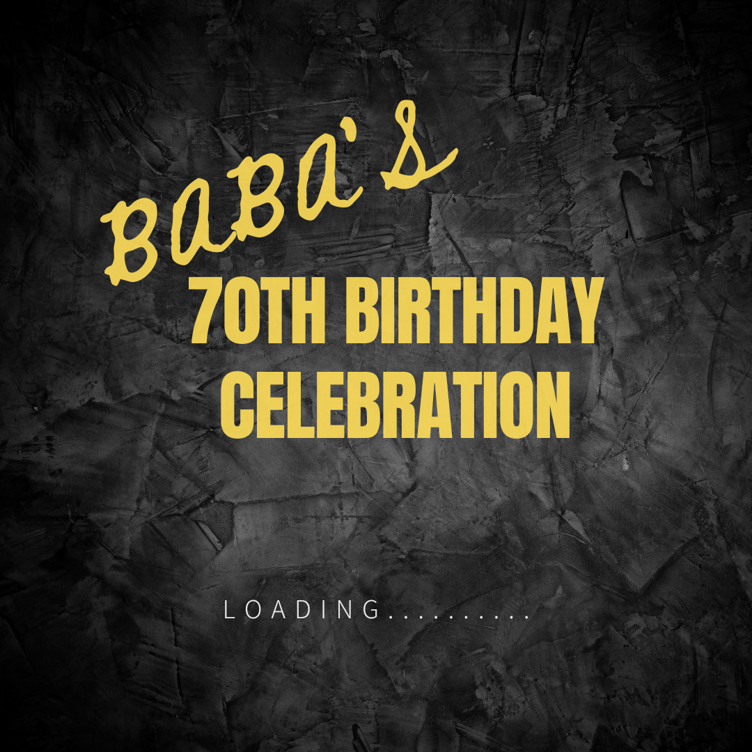 gawo 70th birthday loading